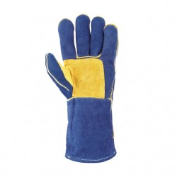 Luva Soldador Crute Azul 35 cm
