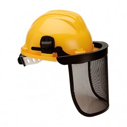 Capacete com viseira em rede