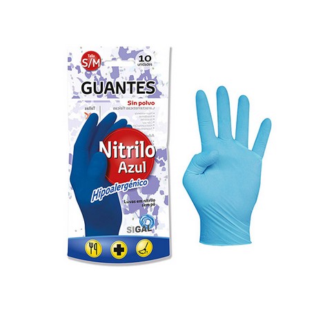 Pack Luva Nitrilo Azul