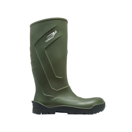 Bota de ?gua PU Verde com Prote??o